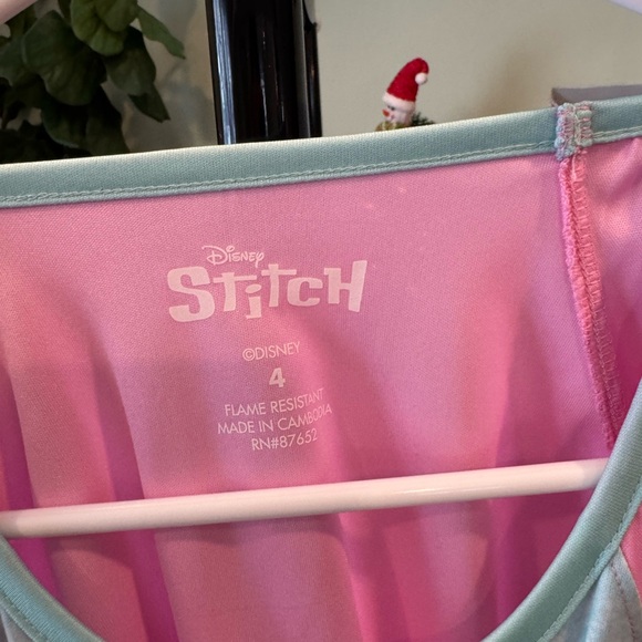 Disney Stitch Kids Nightgown - Pink and Blue - Picture 2 of 3